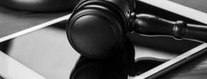 Gavel on Tablet